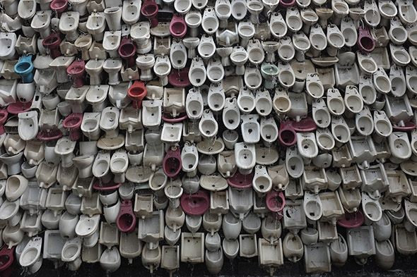 Toilet Fountain, Foshan, Guangdong province, China