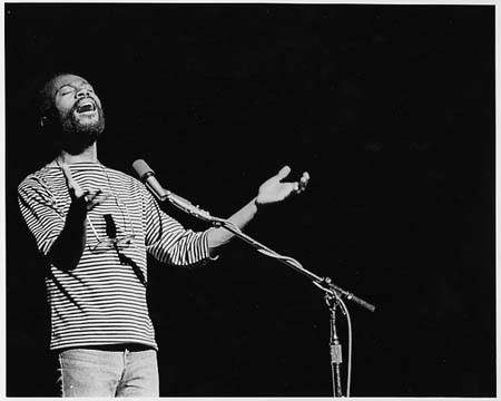 Bobby McFerrin performing at the Oakland Auditorium