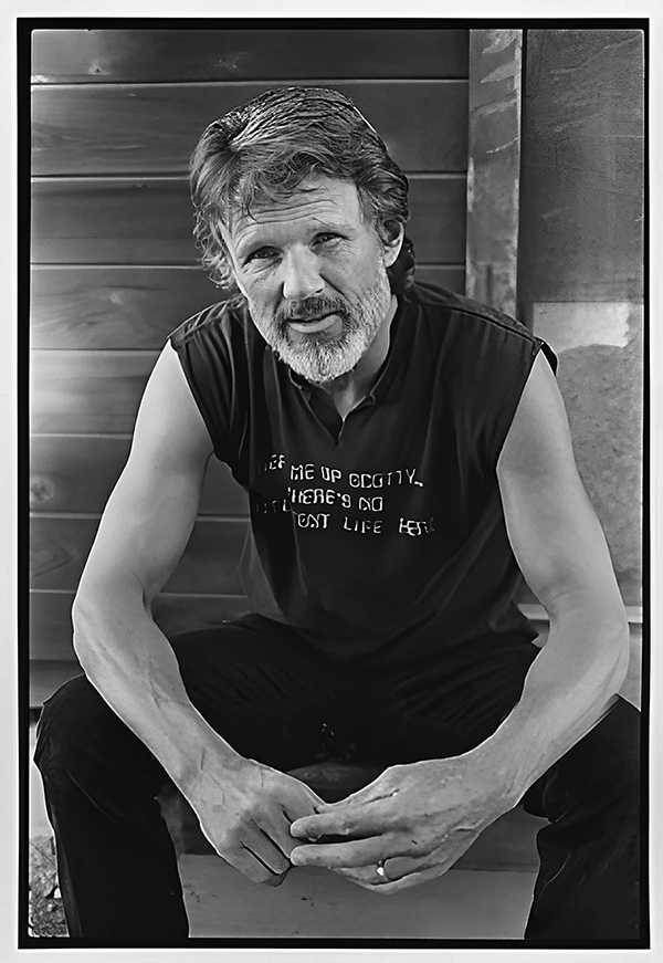 Kris Kristofferson at his Malibu home